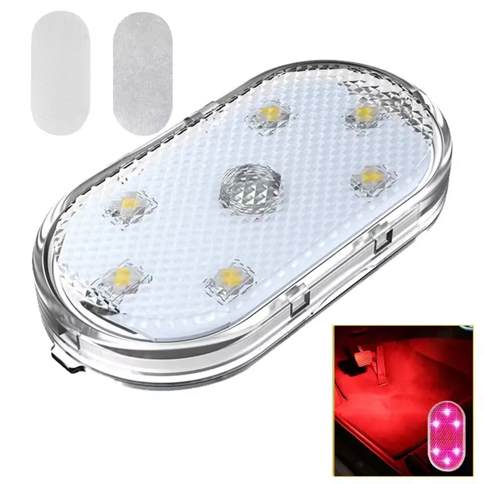 USB Charging LED Touch Light | Mini Wireless Car Interior Reading Lamp