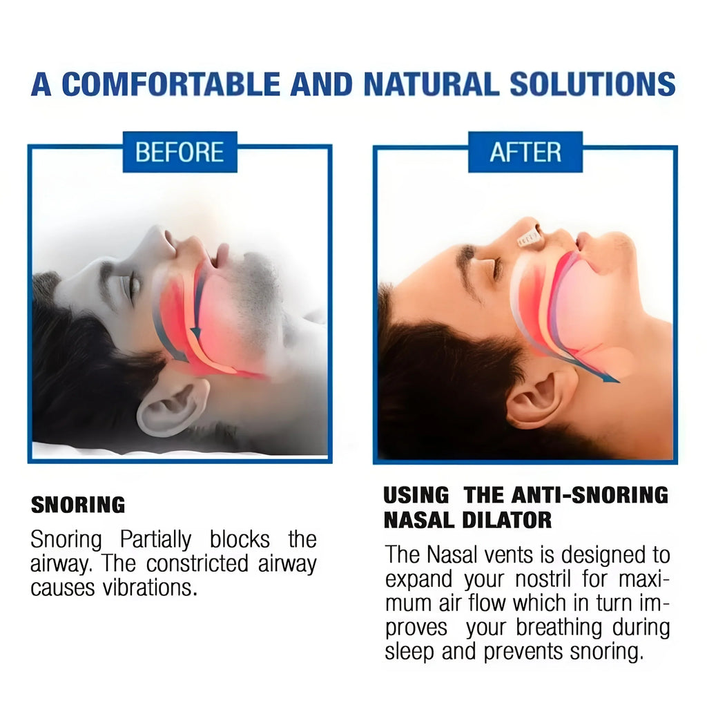 Super Soft Anti-Snoring Device | Nose Hanging Clip for Quiet Sleep