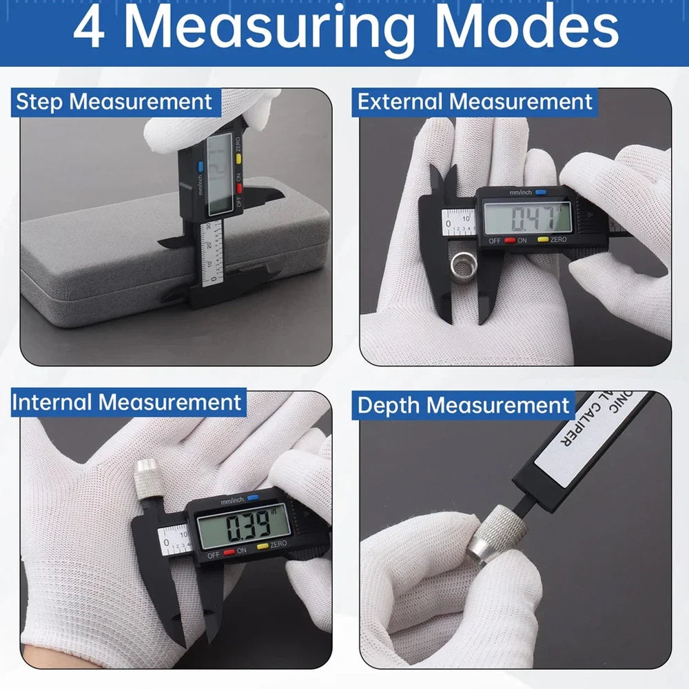 1PC Mini Plastic Vernier Caliper | 0 to 150mm Student Measuring Tool