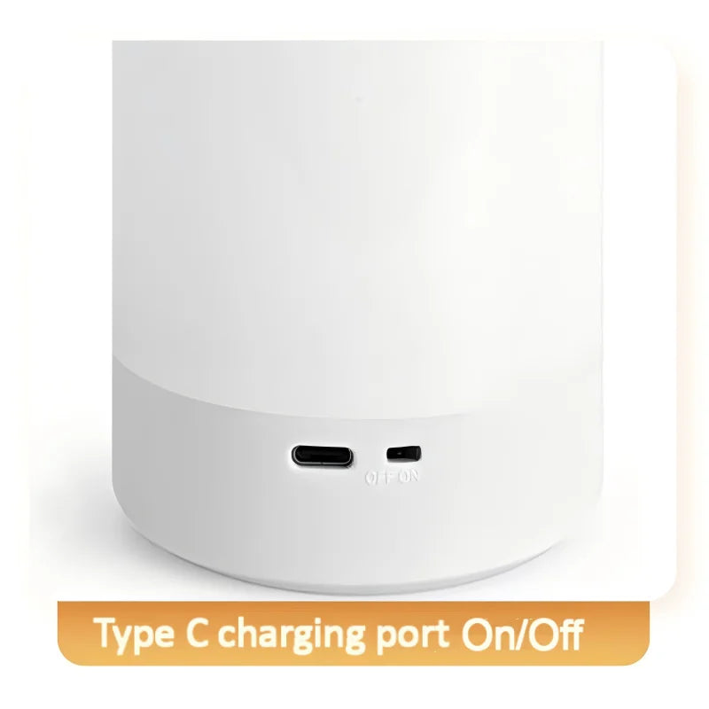 LED Touch Charging Night Light | USB Desk Lamp with Adjustable Brightness