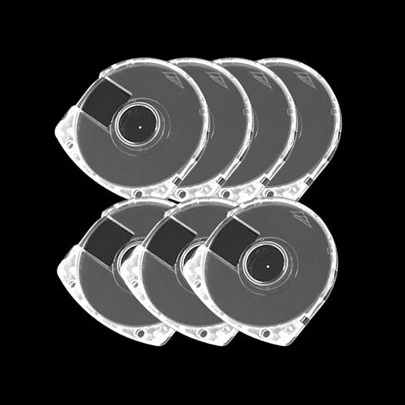 5Pcs Transparent PSP Game Disc Replacement Shells | Protective UMD Case Covers