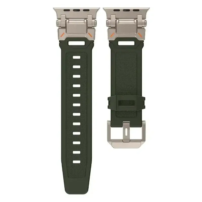 Apple Watch Silicone Metal Band - Premium Durable Strap