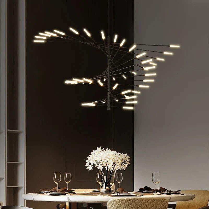 DecorBites™ LED Fireworks Ceiling Pendant Light - Modern Luxury Dimmable Room Decoration