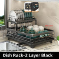 DecorBites™ Kitchen Counter Organizer Rack for Dishes, Knives, Pots, Utensils & Tableware Storage