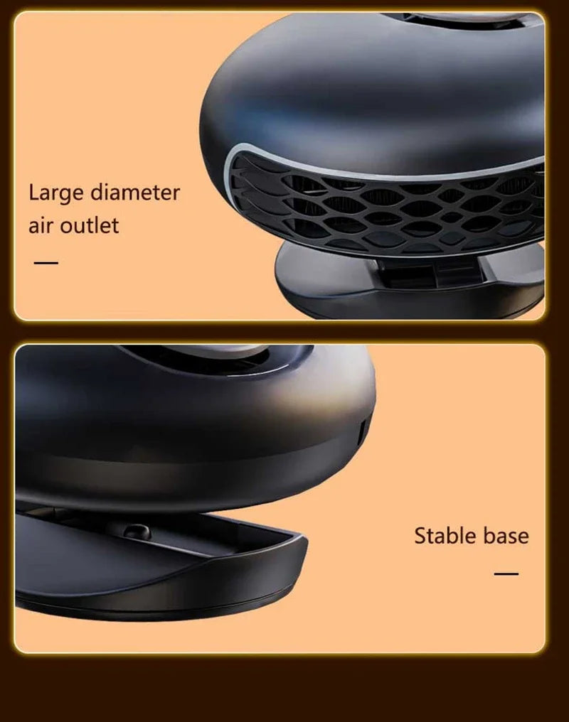 360°rotation 12v/24v Car Heating and Cooling Device