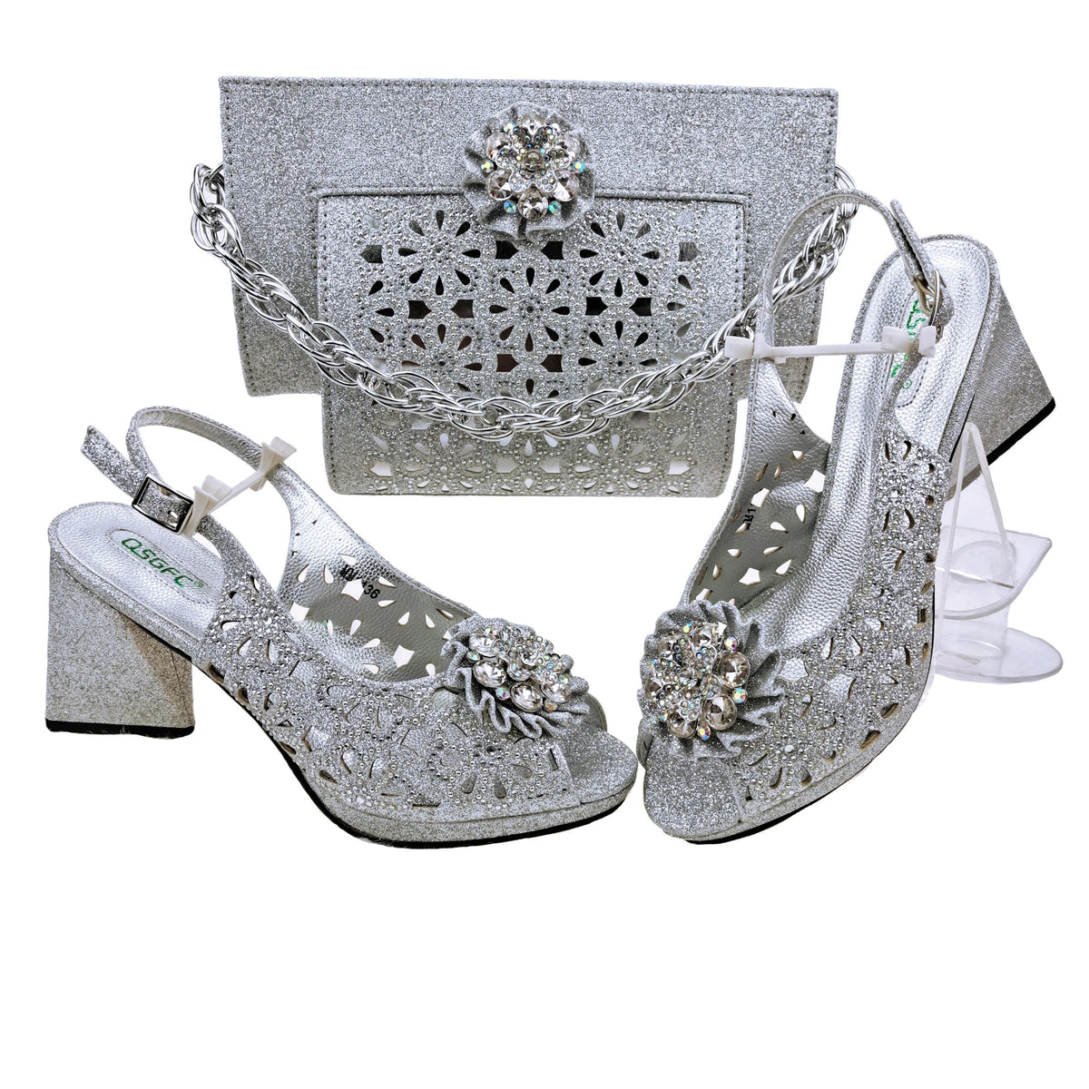 Italian Shoes And Bag Sets For Evening Party EDV-25