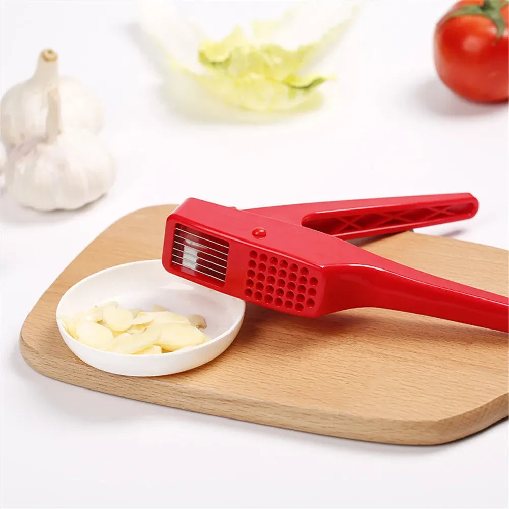 DecorBites™ Garlic Crusher: Multi-Functional Manual Press & Grinder