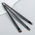 Ultra-Thin Eyebrow Brush Set | 3-Piece Angled Precision Makeup Brushes
