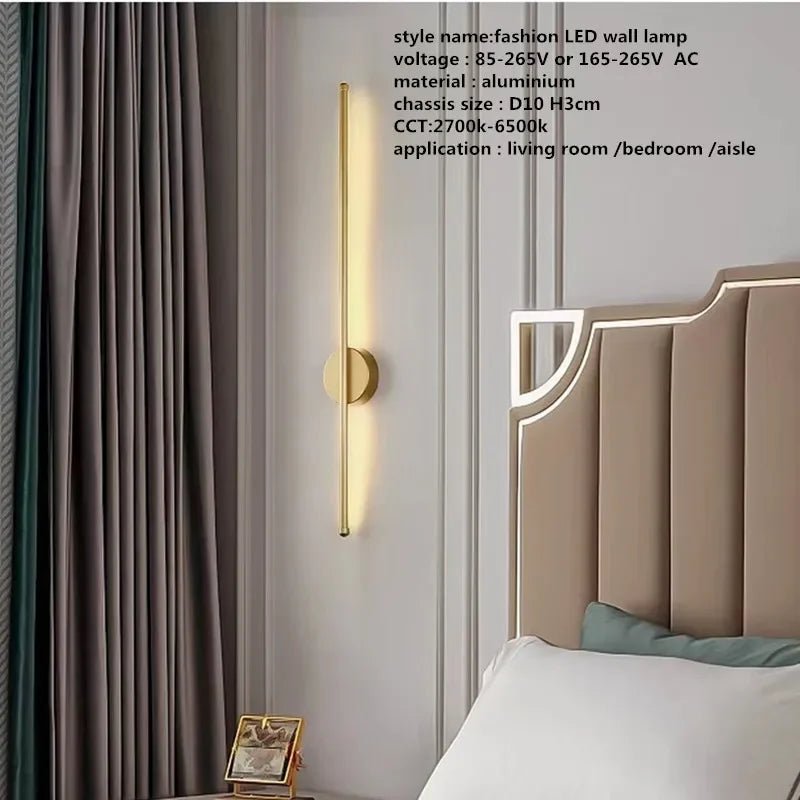 DecorBites™ Linear LED Tube Wall Sconce for Home Decor