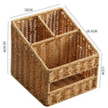 DecorBites™ Desktop Tissue Box Pen Holder Sundries Organizer Plastic Storage Bin