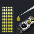 100Pcs Protective Stickers for iPhone Camera Infrared Dot Matrix | High Temperature Dust Stickers