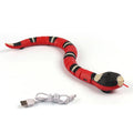 Automatic Smart Sensing Snake Cat Toy – Interactive USB Rechargeable Moving Pet Toy with Lights & Motion Detection for Cats