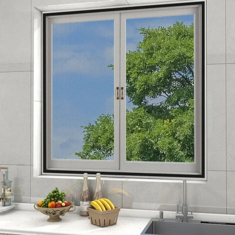No Drilling Self Adhesive Mosquito Net | DIY Window Screen for Home