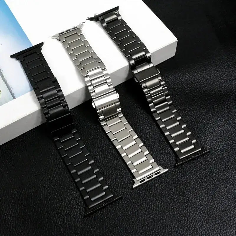 Apple Watch Stainless Steel Band - Sleek Durable Design