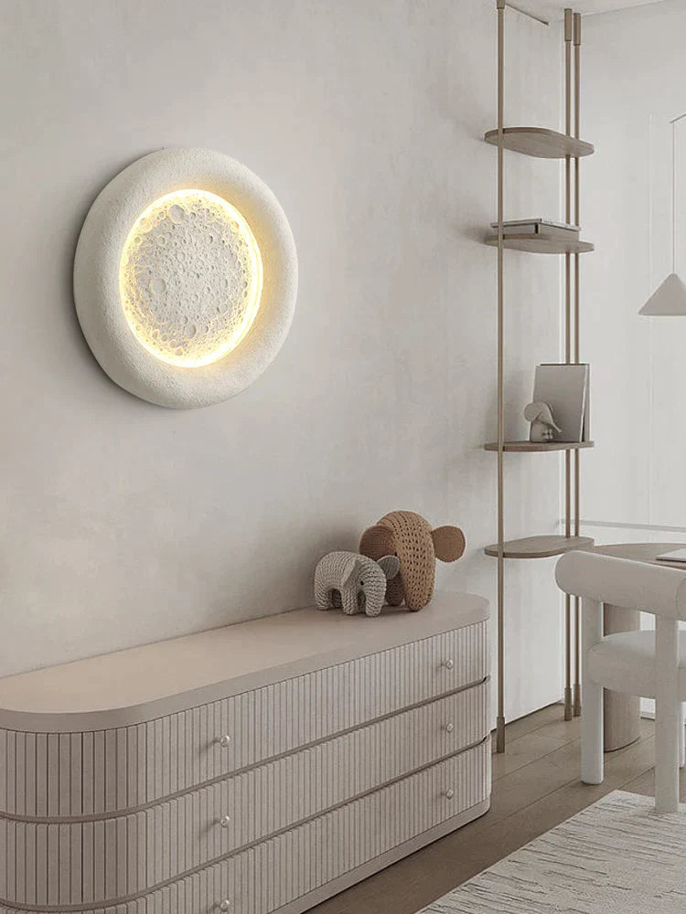 DecorBites™ Cream Breeze Moon Ceiling Lamp: Simple, Warm Lighting for Master Bedroom & Study