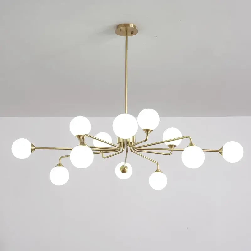 DecorBites™ Copper Ceiling Chandelier for Home Decor Lighting