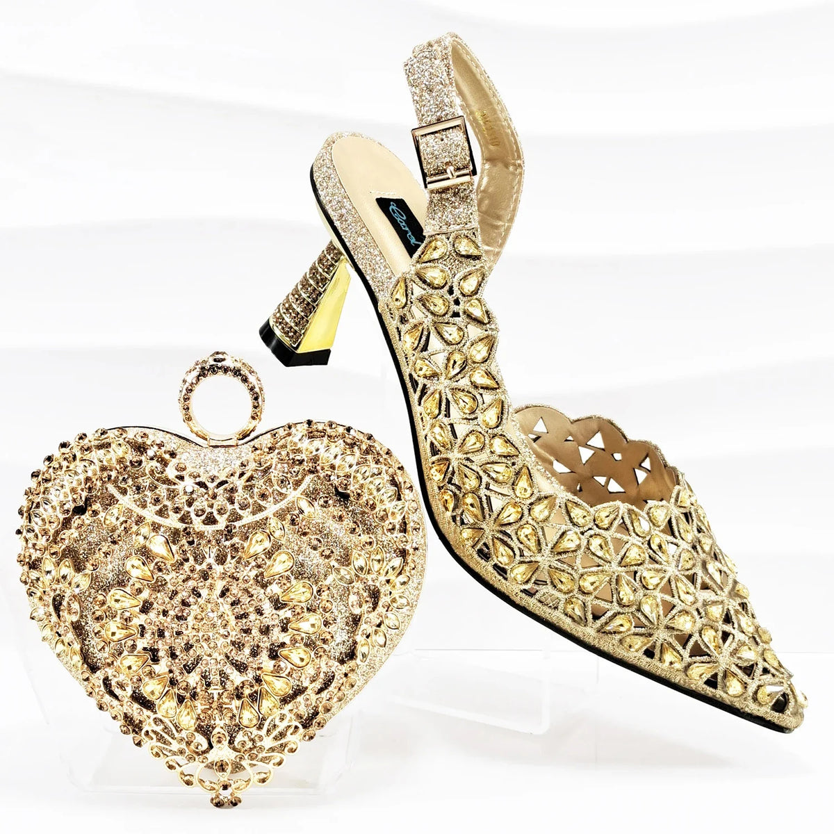 Lastest Italian Ladies Shoes with Matching Bag Set EDS1-30