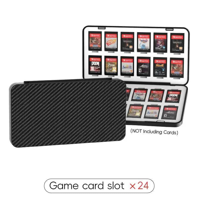 DATA FROG 24 in 1 Game Card Case Protective Holder Hard Shell Game Card Storage Box For Switch/Lite/Oled Accessories