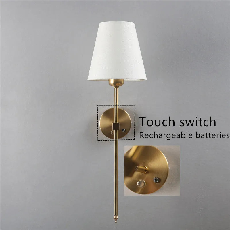 DecorBites™ Gold Touch LED Wall Sconce for Home Restaurant Decor