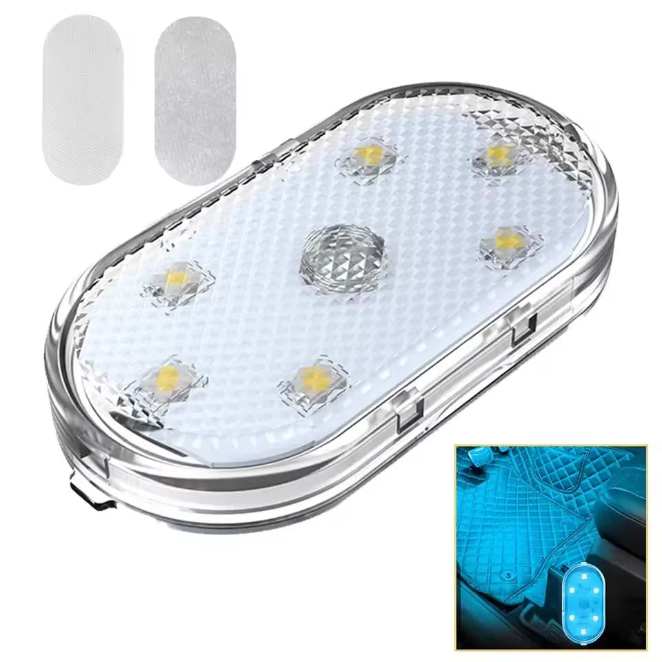USB Charging LED Touch Light | Mini Wireless Car Interior Reading Lamp