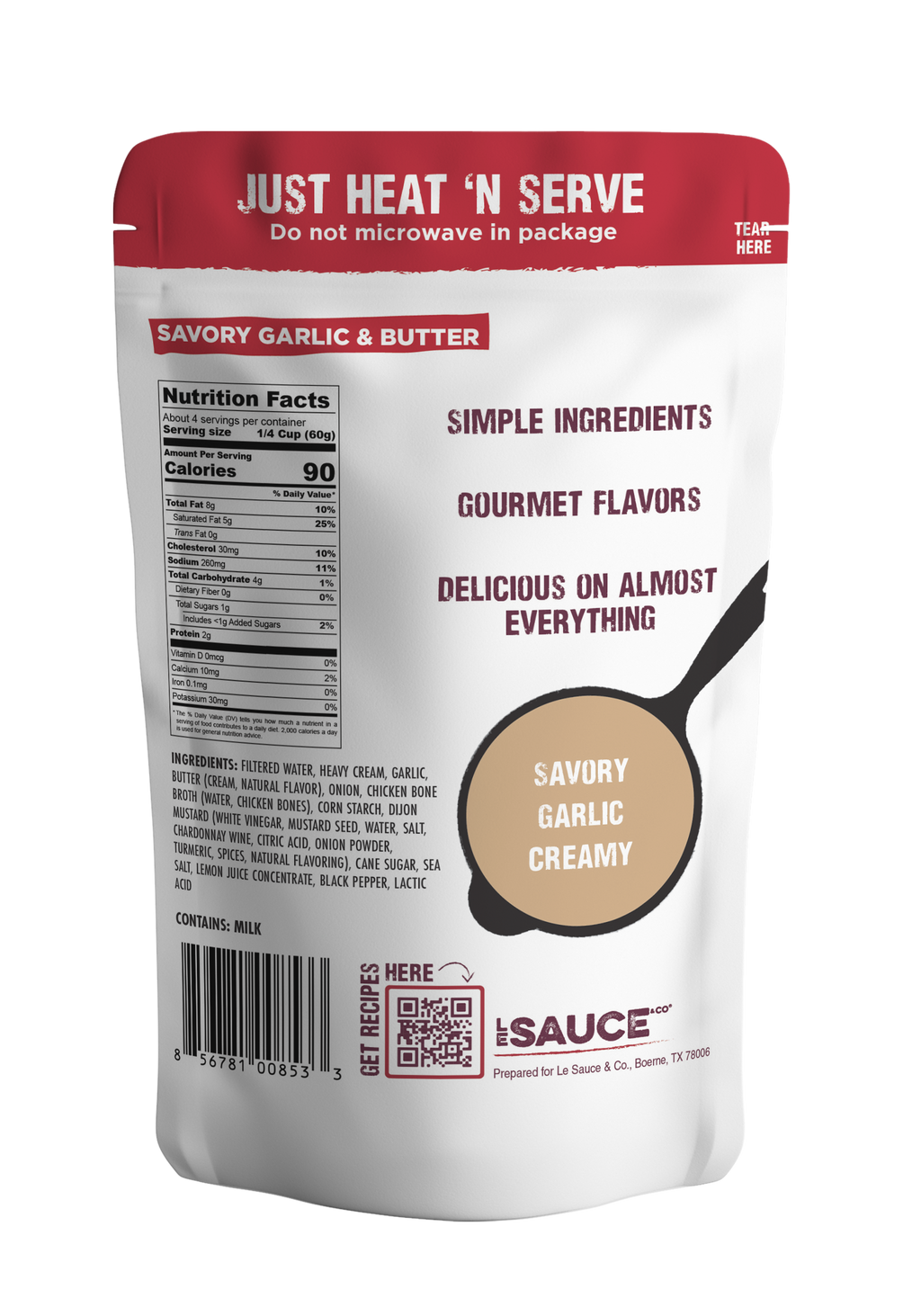 Savory Garlic & Butter Gourmet Sauce