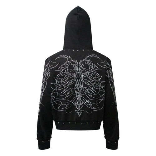 "SHDWANGL" ZIP UP