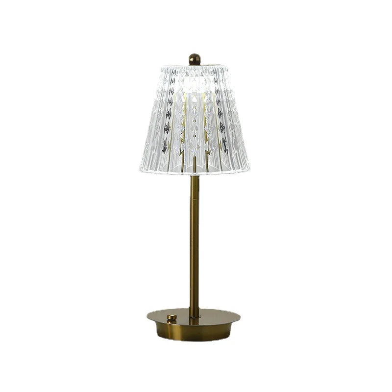 DecorBites™ Diamond Touch Desk Lamp, Modern Metal, Bedside Atmosphere, Creative & Romantic
