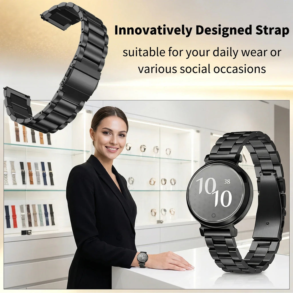 Garmin Lily 2 & 2 Active 14mm Stainless Steel Link Bracelet