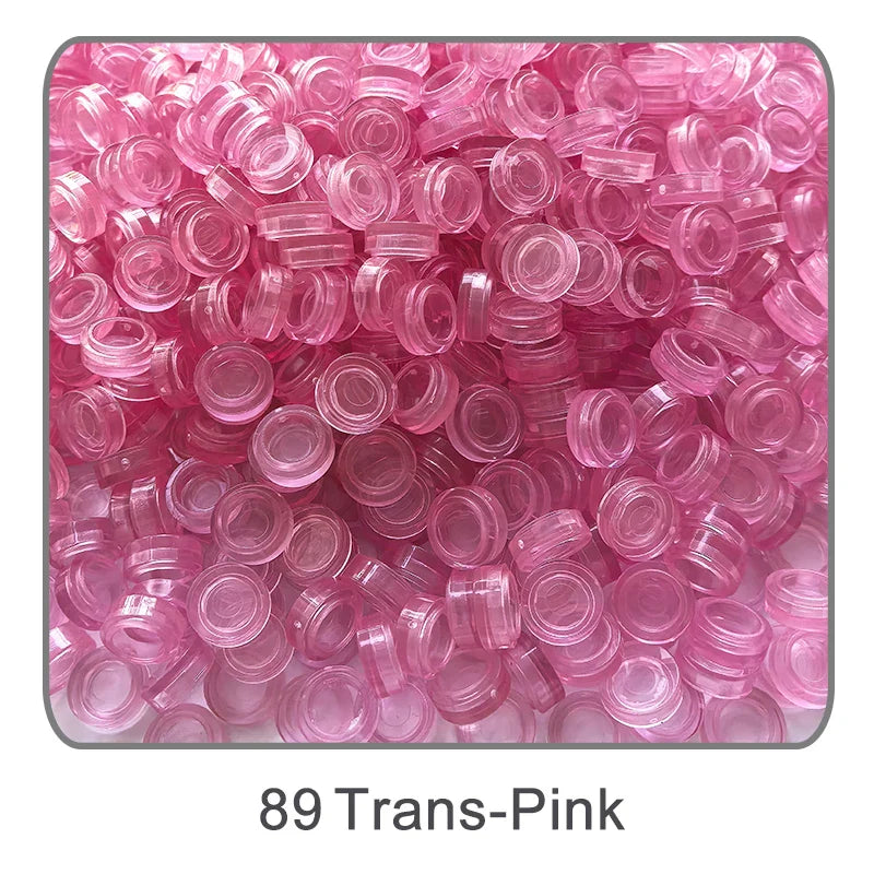 1000Pcs Tile 1x1 Round Building Blocks | 52 Color DIY Educational Creative Toy Set