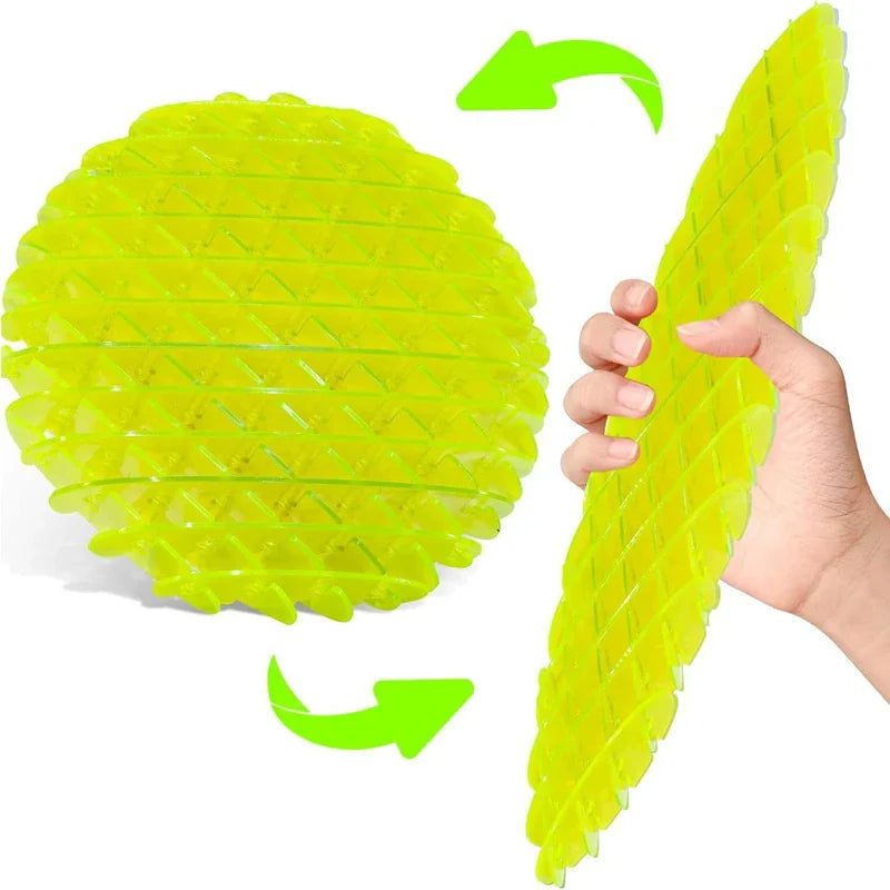 Stretchable Mesh Fidget Worm Toy | 3D Telescoping Stress Relief Toy