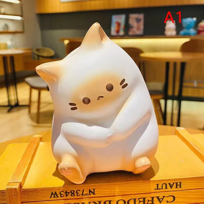 Cat Stress Relief Squishy Toy | Slow Rising PU Squeeze Antistress Ball