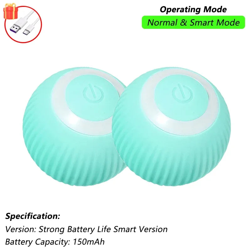 Interactive Smart Cat Toy Ball | Automatic Rolling Ball with Obstacle Avoidance