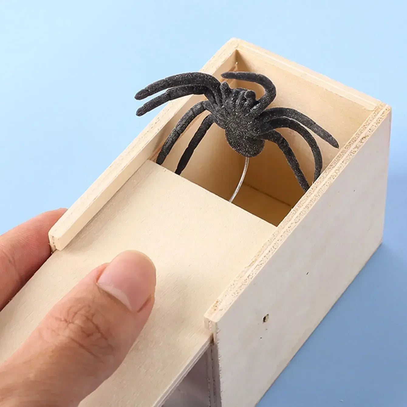 Wooden Surprise Spider Prank Toy | Funny Practical Joke Gift