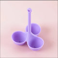 DecorBites™ Egg Steamer Tray with 5 Grids - Durable Silicone Egg Boiler Holder