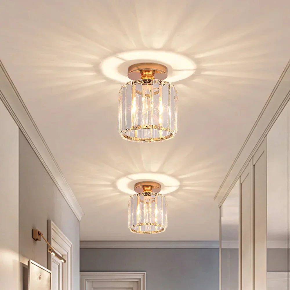 DecorBites™ Crystal Mini Ceiling Lights for Elegant Living Spaces