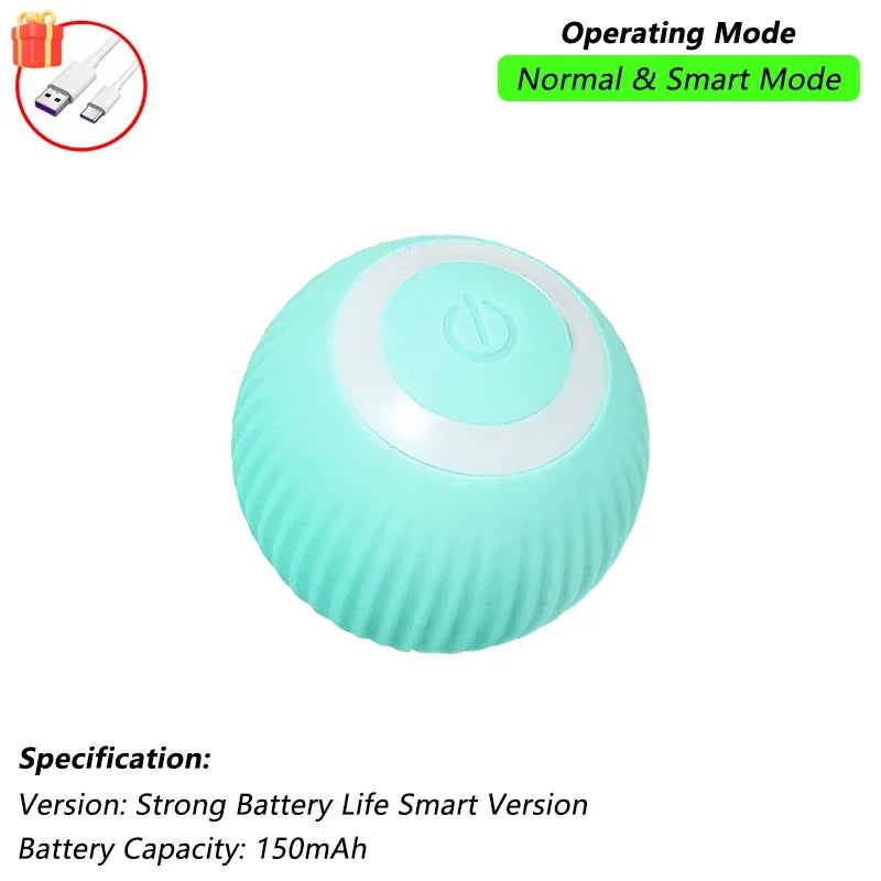 Interactive Smart Cat Toy Ball | Automatic Rolling Ball with Obstacle Avoidance