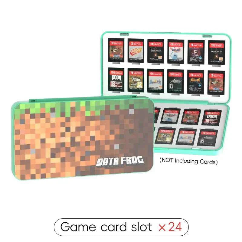 DATA FROG 24 in 1 Game Card Case Protective Holder Hard Shell Game Card Storage Box For Switch/Lite/Oled Accessories