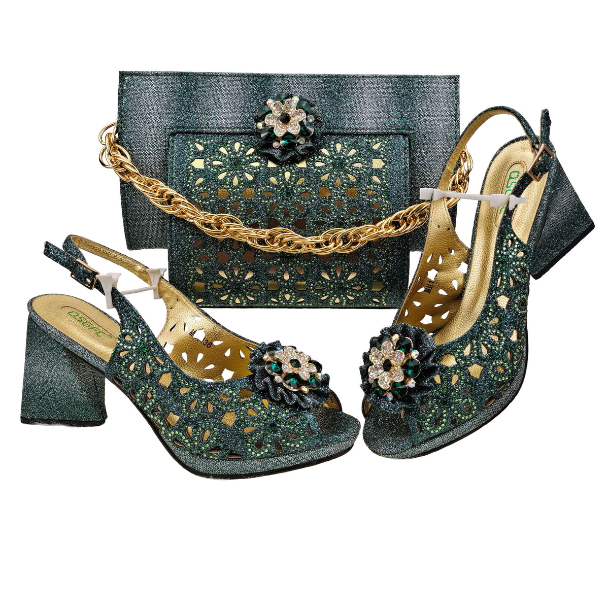 Italian Shoes And Bag Sets For Evening Party EDV-25