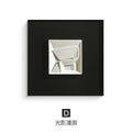 DecorBites™ Abstract Geometric Wall Decoration Square Mural Room Accessories