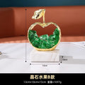 DecorBites™ Crystal Metal Fruit Sculpture Set Home Decoration
