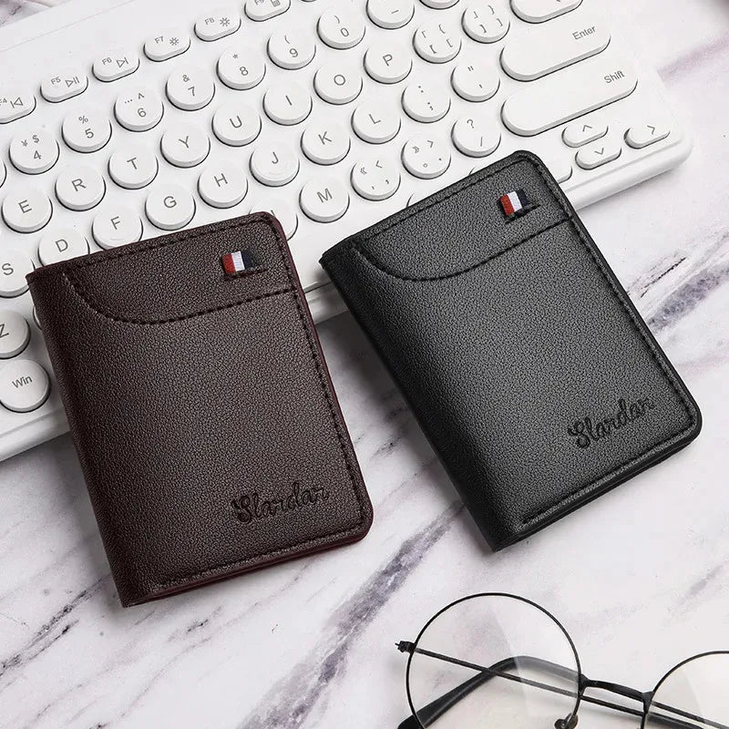 Ultra Thin Vertical Wallet for Men | Minimalist Card Holder