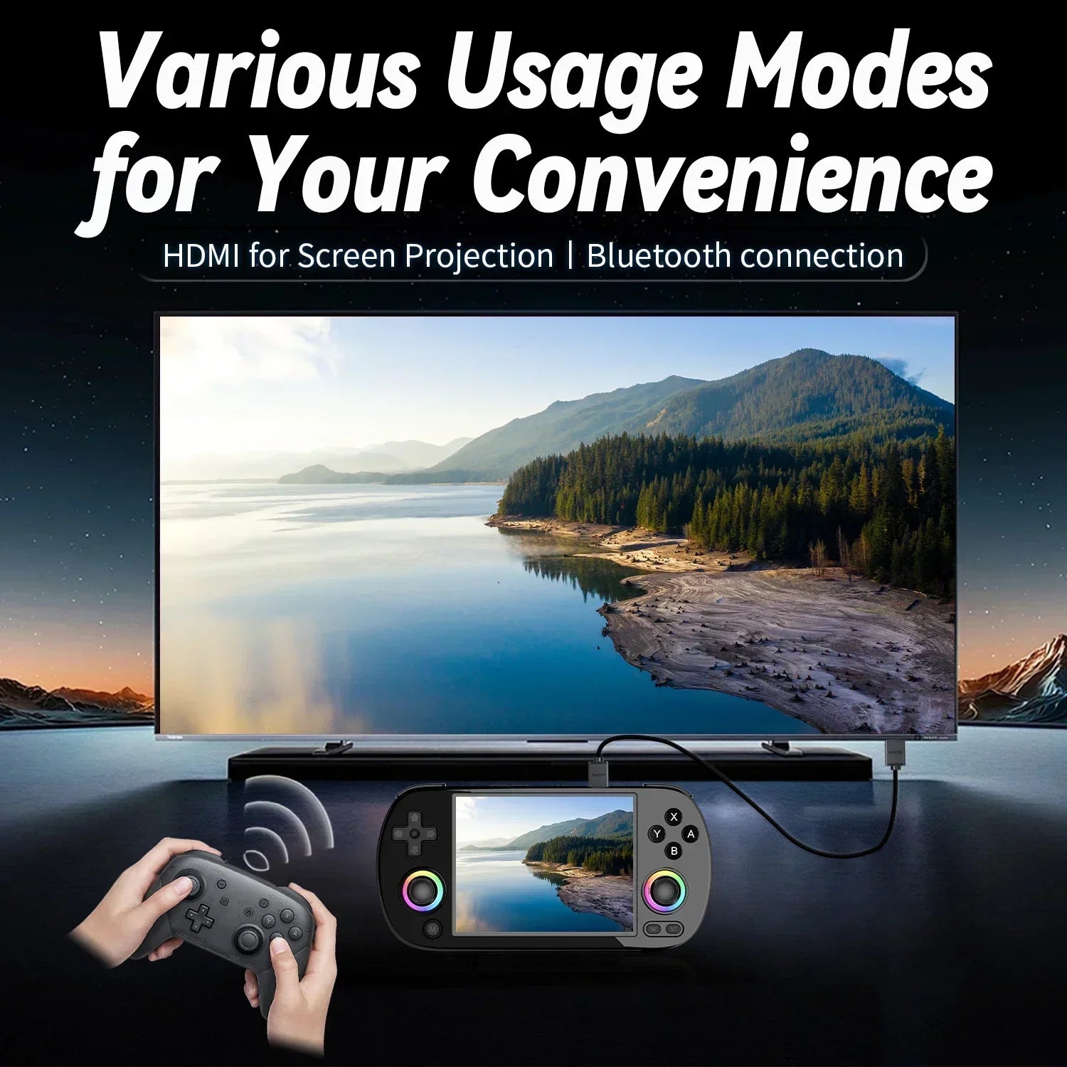 Anbernic RG40XX H Handheld Game Console With Linux