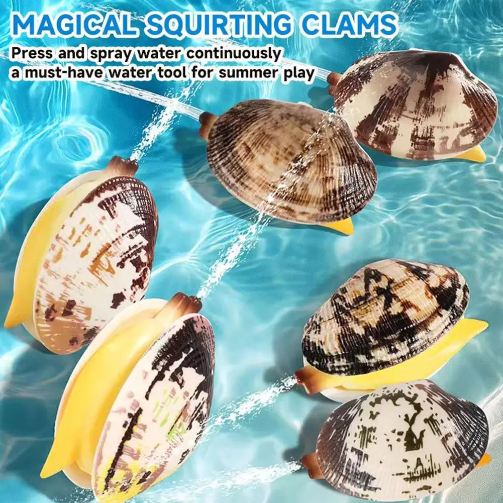 Baby Bath Seashell Toy | Press Water Spray Fun for Pool and Beach