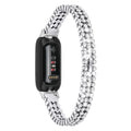 Fitbit Inspire 3 Metal Strap - Elegant Bling Design Bracelet