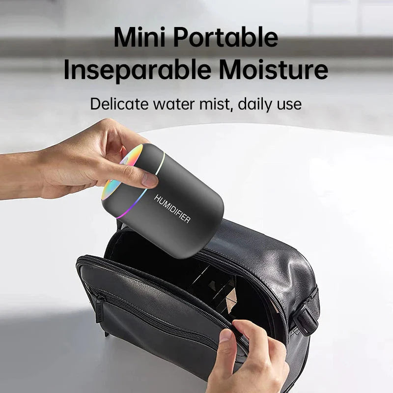 180ML Mini USB Air Humidifier – Aroma Diffuser & Mist Maker