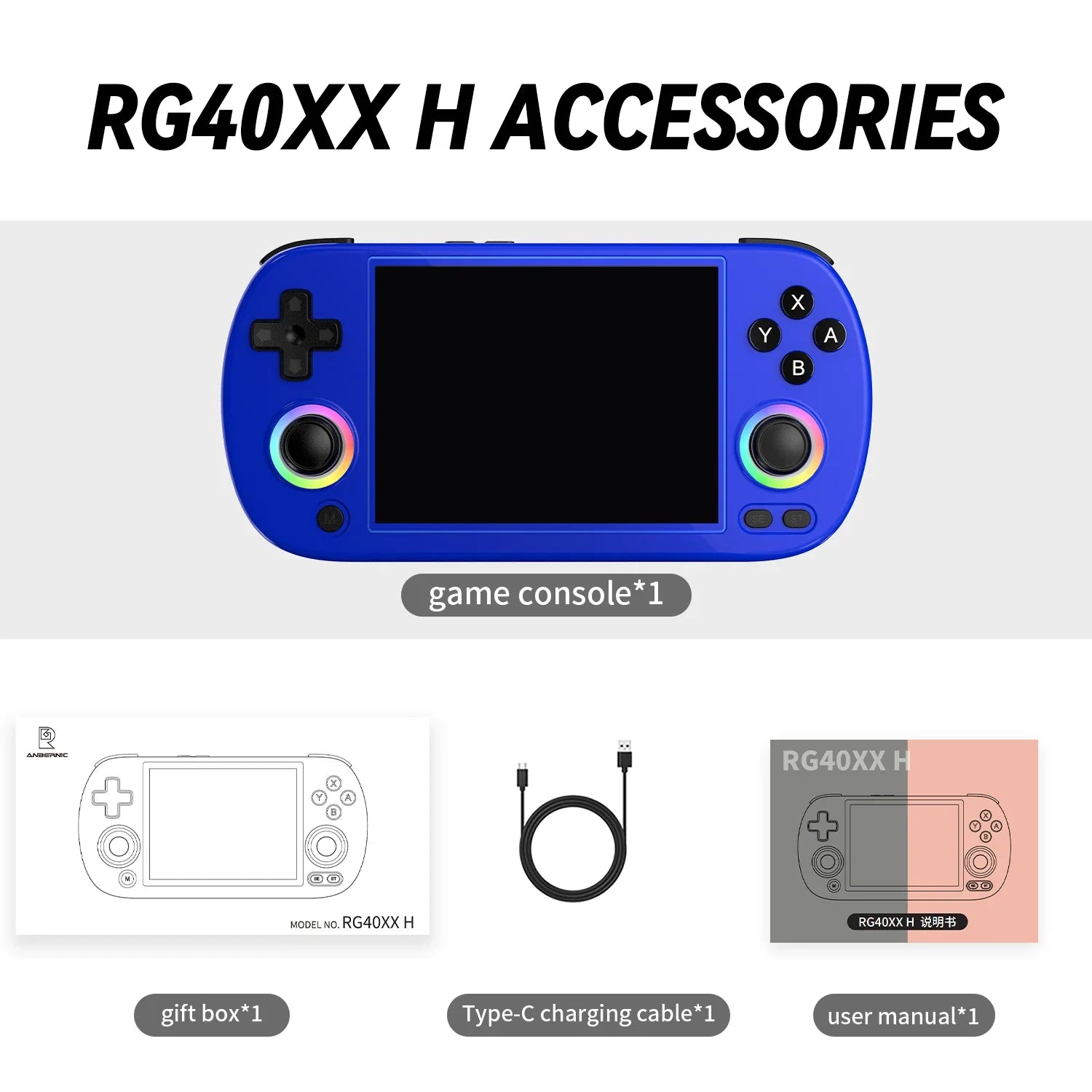 Anbernic RG40XX H Handheld Game Console With Linux