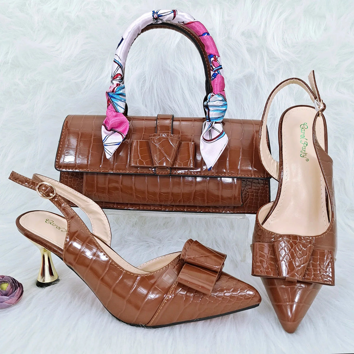 Matching Women Shoe and Bag Set HFG1-16