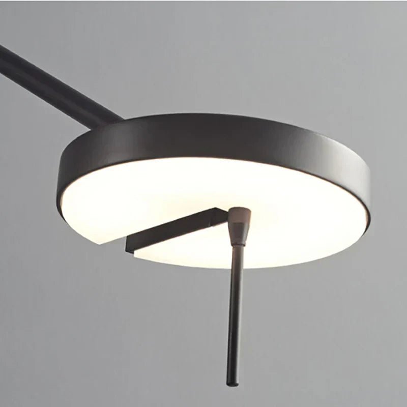 DecorBites™ Adjustable Swing Arm Black Wall Lamp for Bedroom & Study Room