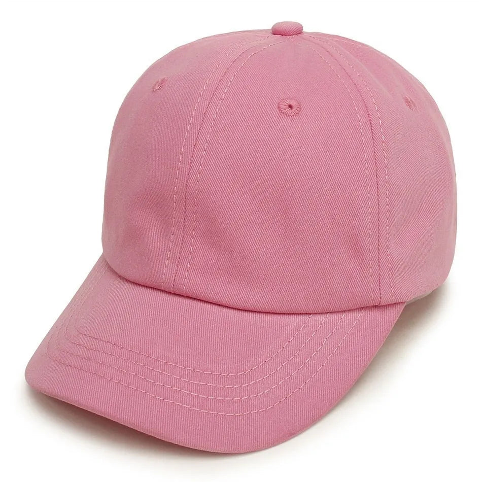 Baby Baseball Cap for Toddler | Low Profile Sun Hat with Adjustable Strap