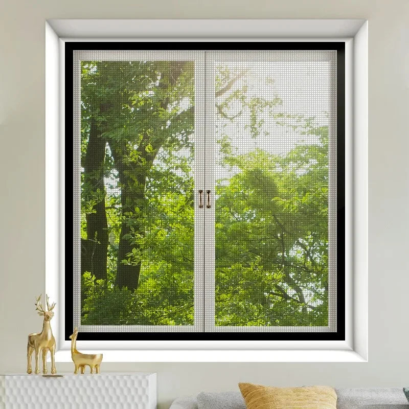 No Drilling Self Adhesive Mosquito Net | DIY Window Screen for Home
